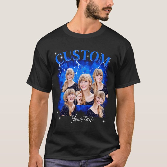 Foto de camiseta de rap bootleg dos anos 90 (Frente)
