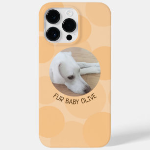 Foto de Cão Redondo Design de Bolhas de Pêssego Bo