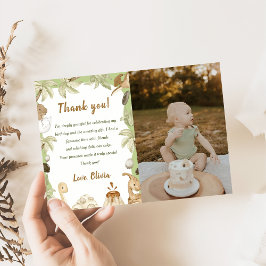 Foto de cartão de agradecimento de aniversário de 