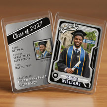 Foto de Cartão de Troca de Esportes Prata Graduaçã