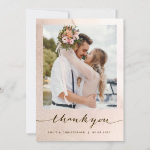 Foto de cartões de agradecimentos de casamento, C
