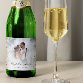 Foto de Casamento com Brilho Dourado