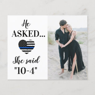 Foto De Casamento Da Polícia Policial Salvar A Dat