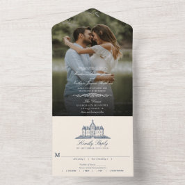 Foto De Casamento Do Elegante Velho Chateau Manor