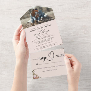 Foto de Casamento Floral de Boho Cottagecore Natur
