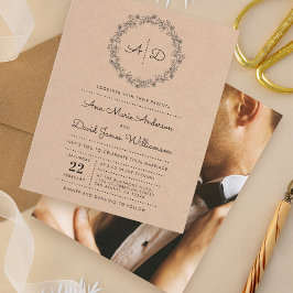Foto de Casamento Floral Floral Rustic Wreath