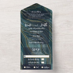 Foto de Casamento Moderna Glam Azul Teal Verde Dou