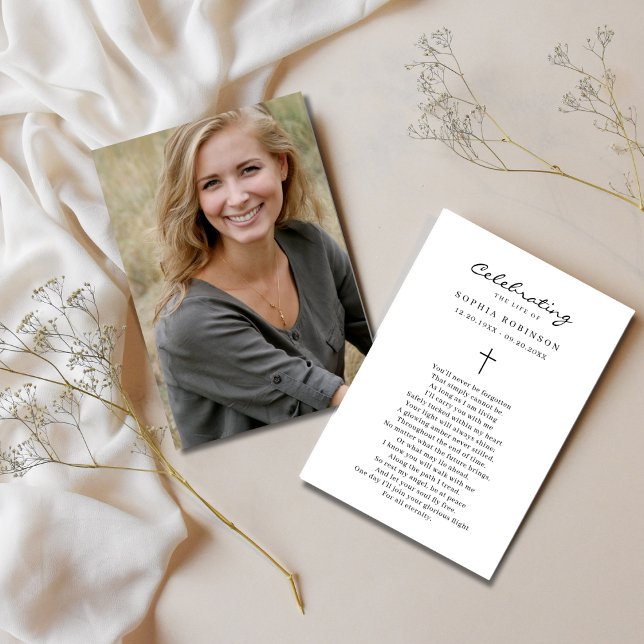 Foto de Celebração do Cartão de Oração Funeral da  (Criador carregado)