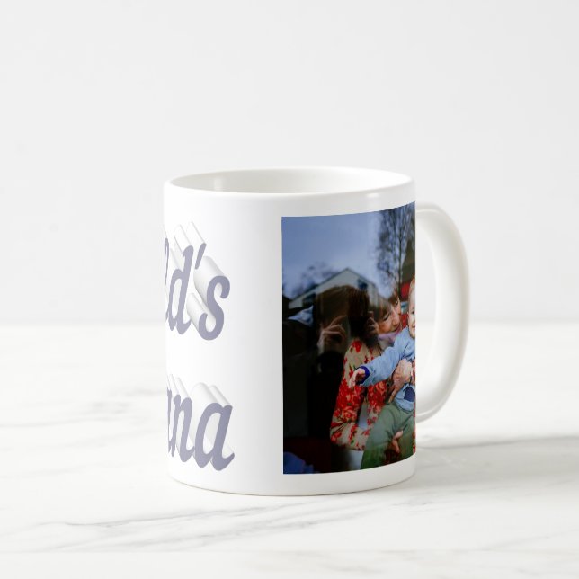 Foto de cinza da Nana - caneca de café (Frente Esquerda)