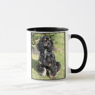 Foto de cocker spaniel na caneca cerâmica