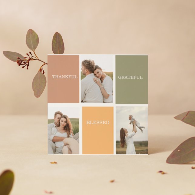 Foto de Colagem da Família | Agradecido Grateful (Criador carregado)