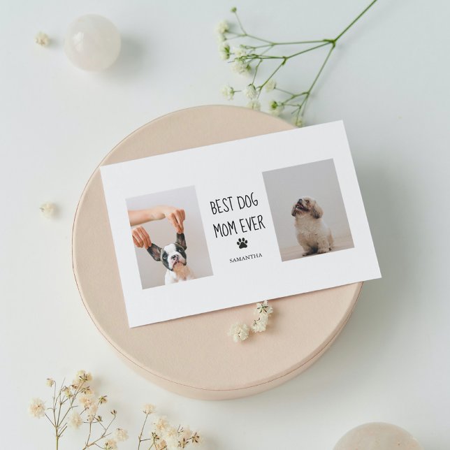 Foto de Colagem Moderna Melhor Cão Mãe Nunca (Criador carregado)