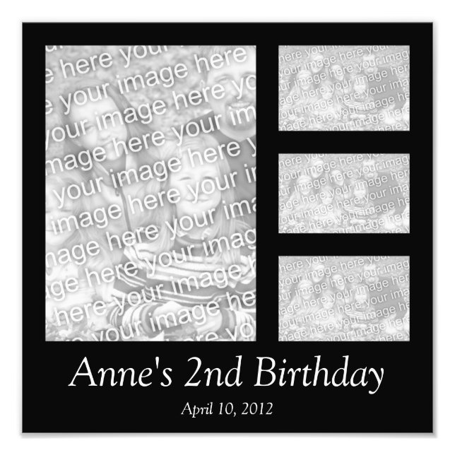 Foto de Colagem Preta (Frente)