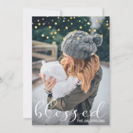 Foto de Confetti Dourada e Abençoada do Natal