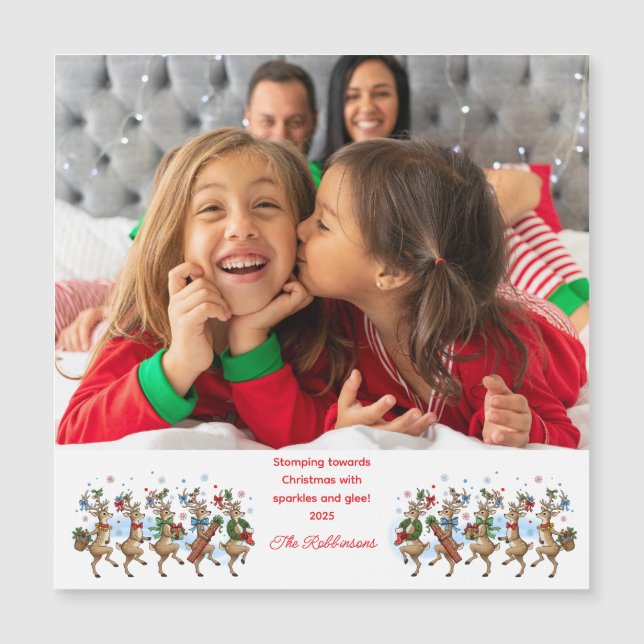 Foto de diversão Marchando as Revistas de Natal (Frente)