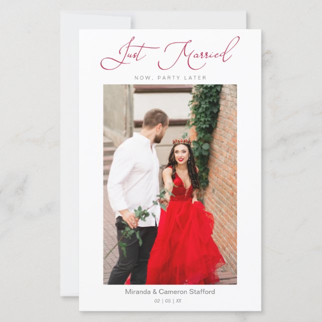 Foto de Elopemento de Recem casados de Casamento d (Frente)