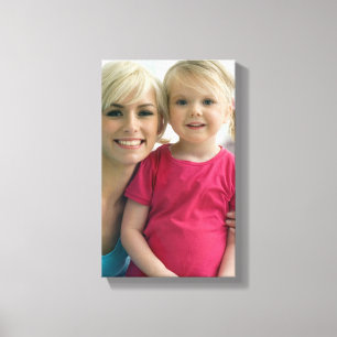 Foto de família na arte da parede das canvas