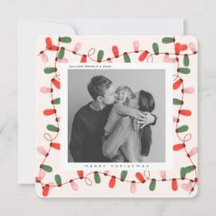 Foto de família Natal adorável cartão postal de na