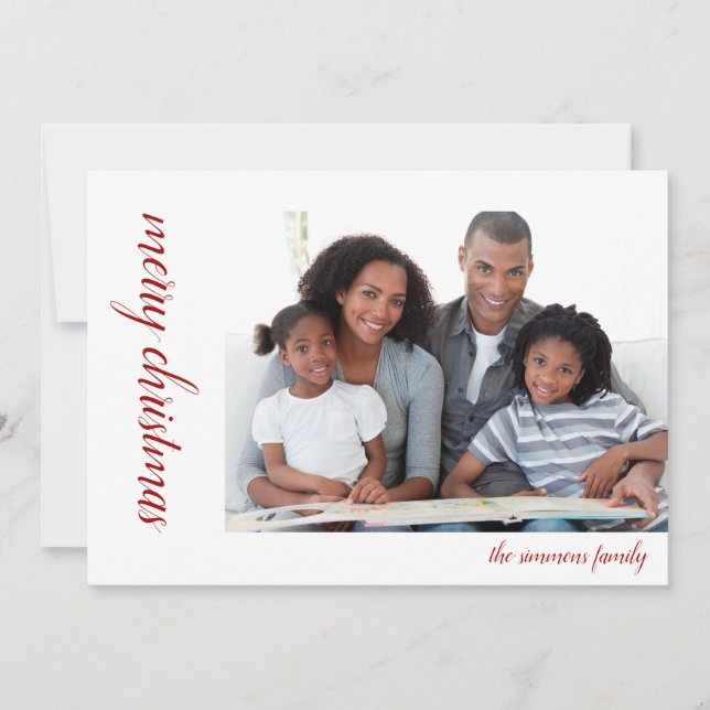 Foto de Feliz Natal Personalizada | Feriados (Frente)