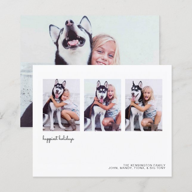 Foto de Feriado Minimalista Moderno de Orçamento (Frente/Verso)