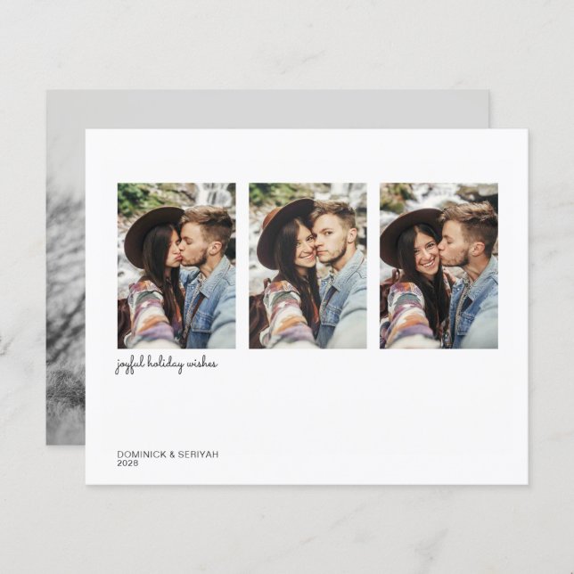 Foto de Feriado Simples Mínima e Moderna do Orçame (Frente/Verso)