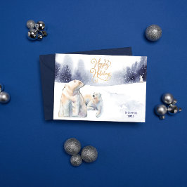 Foto de Feriados Felizes dos Ursos Polares de inve