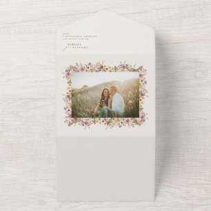 Foto de flor selvagem Casamento de bege de foca