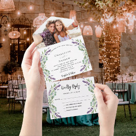 foto de flores de violeta lavanda casamento