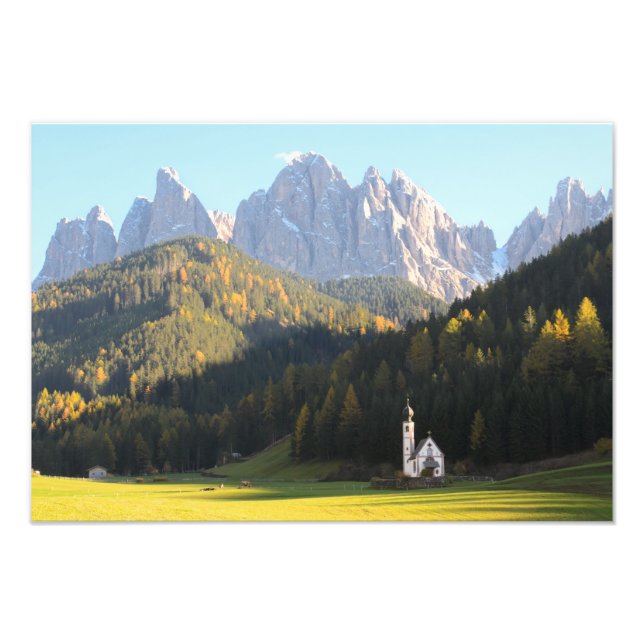 Foto de fundo da montanha Dolomites (Frente)