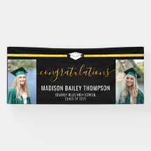 Foto de Graduação da Caligrafia Dourada com Leve P