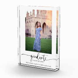 Foto de Graduação de Script Elegante Moderno