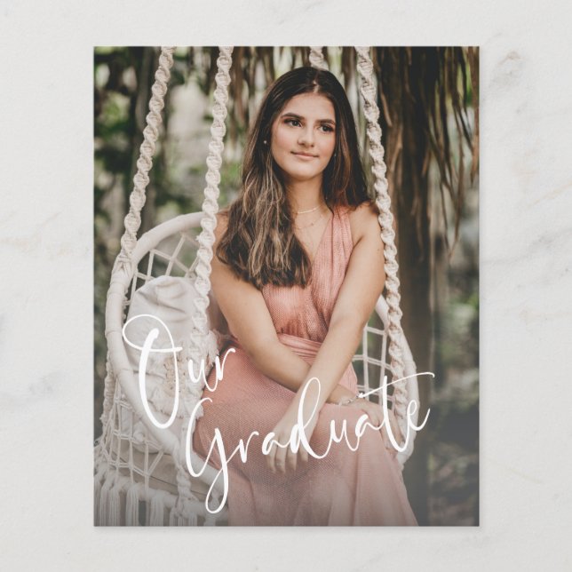 Foto de Graduação de Sobreposição de Script Minima (Frente)