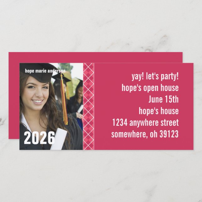 Foto de Graduação em Casa Aberta de Imagens de mai (Frente/Verso)