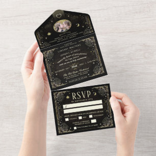 Foto de Halloween Tarot Convide o MENU "Junto com"