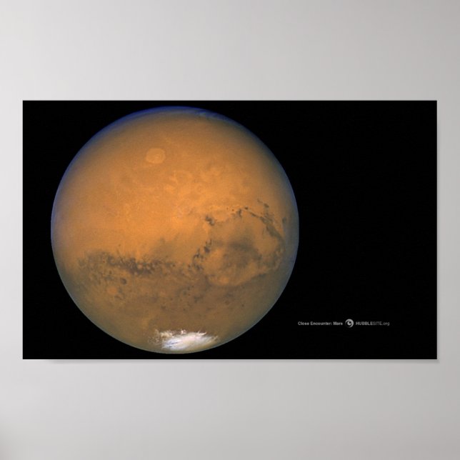 Foto De Hubble Do Poster Mars (Frente)