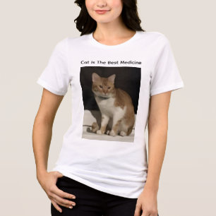 Foto de Humor Gato Melhor Medicamento Branco
