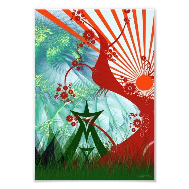 Foto de Impressão de Arte do Festival de Verão (Frente)