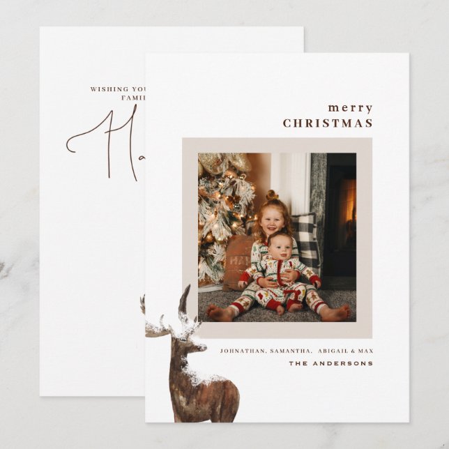 Foto de inverno de cervejeiros da Woodland (Frente/Verso)