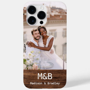 Foto de Monograma Casal Madeira Nome Personalizado