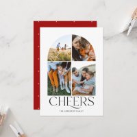 Foto de Natal 4 multi-vermelho moderno