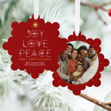 Foto de Natal de Paz com Joy Modern Love