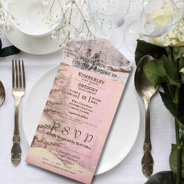 Foto de Natal de Pinho Neve de inverno, cor-de-ros