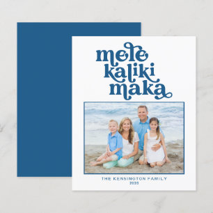 Foto de Natal do Retro de Orçamento Mele Kalikima