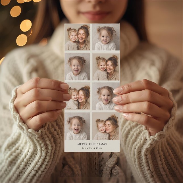 Foto de Natal em Colagem Moderna | Minimalista (Criador carregado)