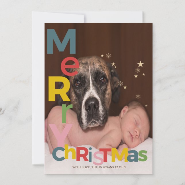 Foto de Natal feliz (Frente)