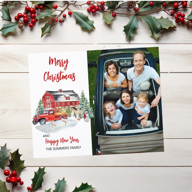 Foto de Natal - Flutuação de Fazenda Rustic Barn (Criador carregado)