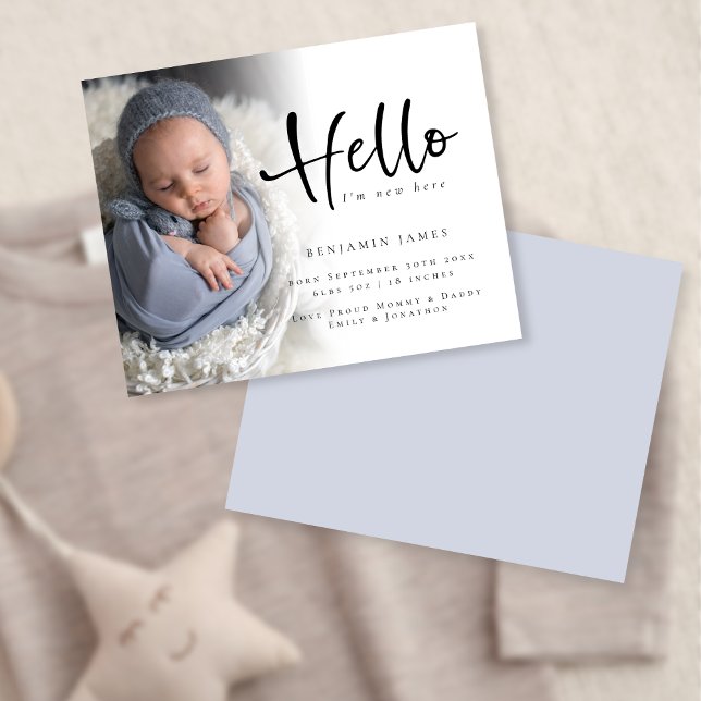 Foto de Orçamento Alô Menino Azul Anúncio de Nasci (Criador carregado)