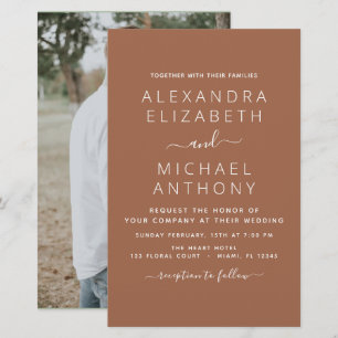 Foto de Orçamento Terra Cotta Boho Casamento Simp