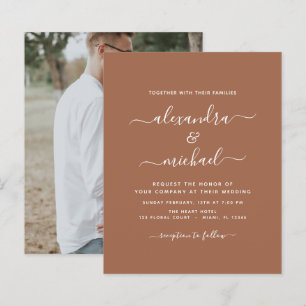 Foto de Orçamento Terra Cotta Boho Casamento Simp