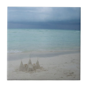 Foto de Paisagem de Praia de Stormy Sandcastle